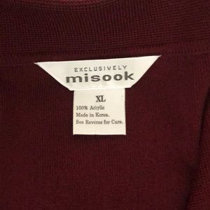 Beautiful suit with long slit skirt